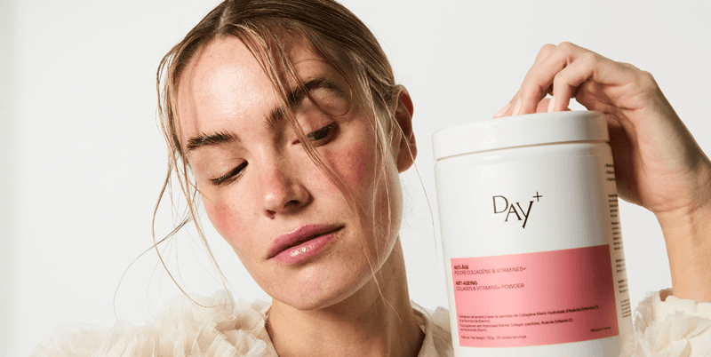 Poudre de collagène marin enrichie en vitamines, pour soutenir la jeunesse de la peau et la santé du corps – Collagène Day+