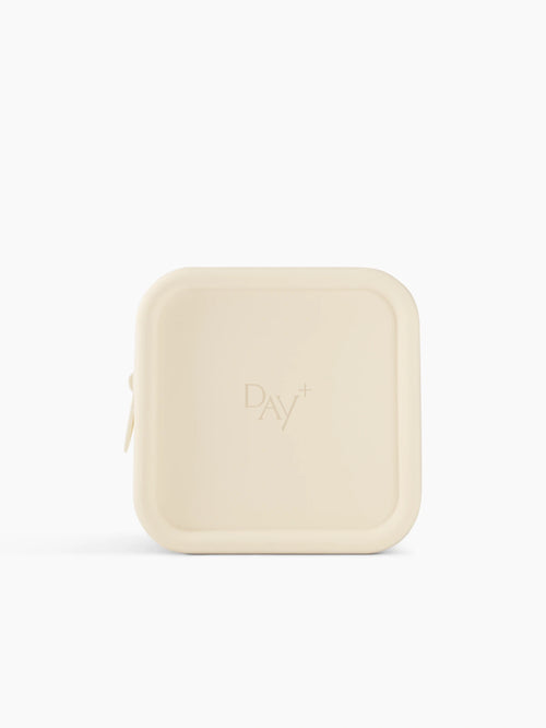 Trousse en silicone beige Day+.