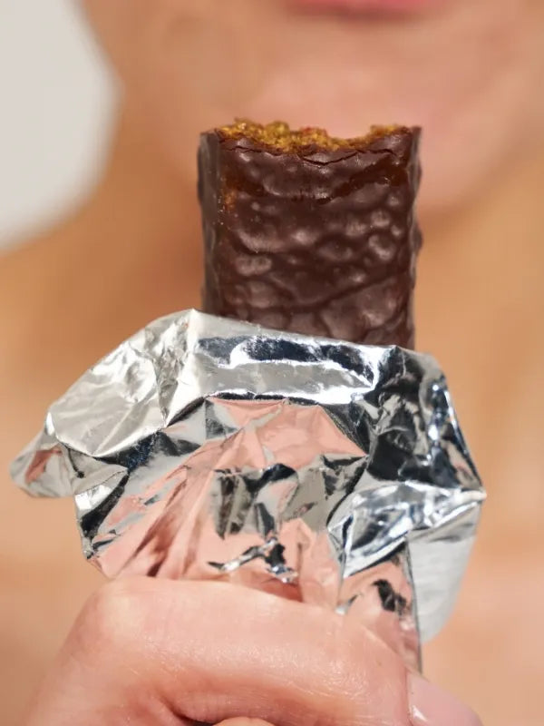 Zoom sur la texture de la Barre Vegan Booster de Collagène.