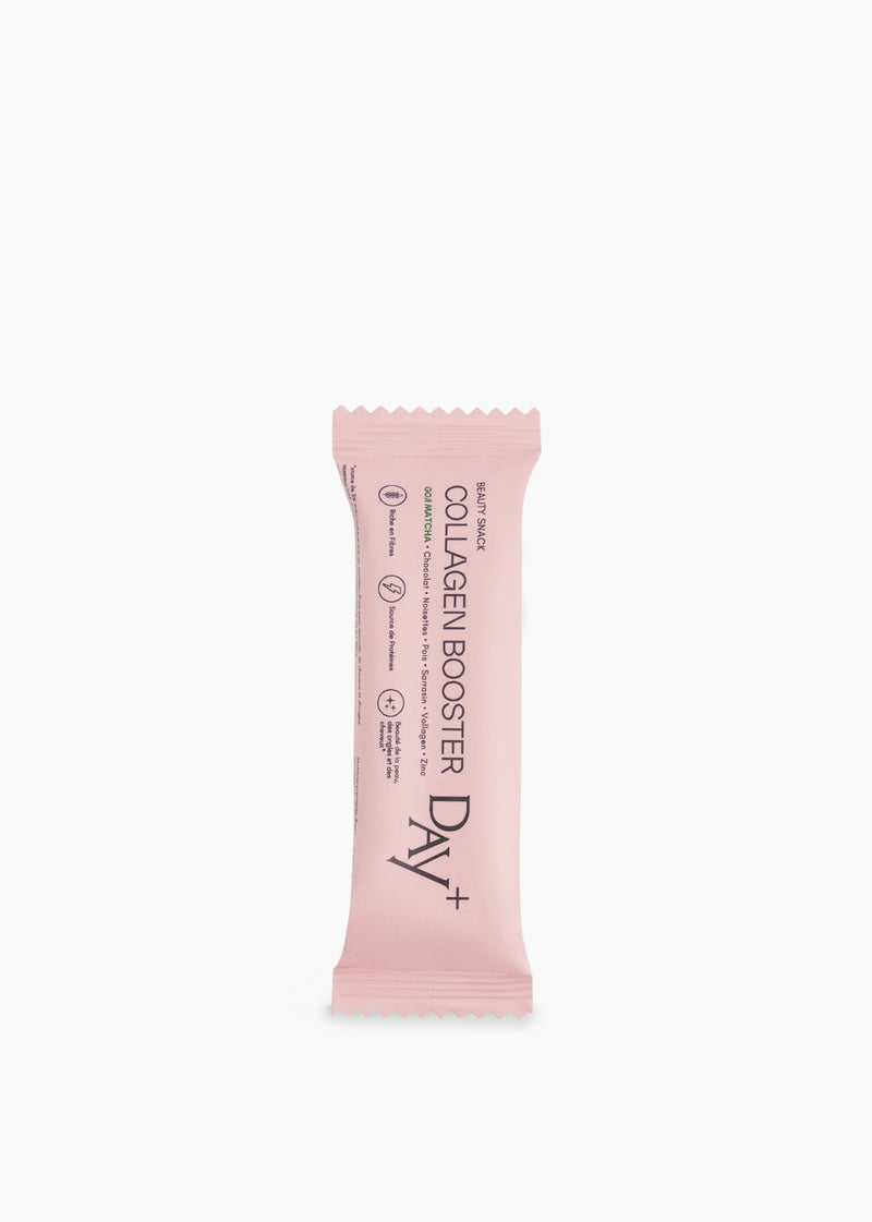 Barre vegan Beauty Snack Booster de Collagène, Matcha & Goji.