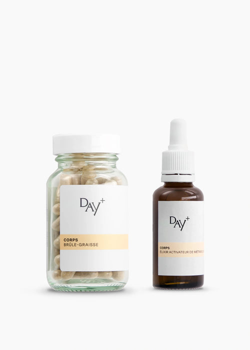 Le duo de compléments minceur : le Brûle-Graisse et l'Élixir Activateur de Métabolisme.