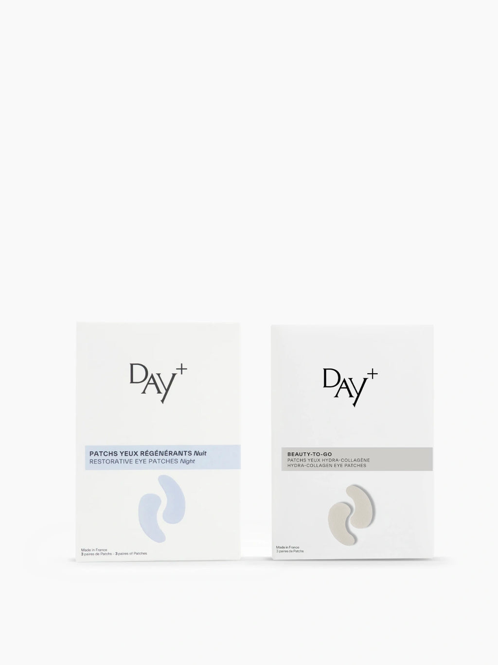 Duo regard expert régénération composé des Patchs Yeux Régénération Nuit et des Patchs Yeux Hydra-collagène.
