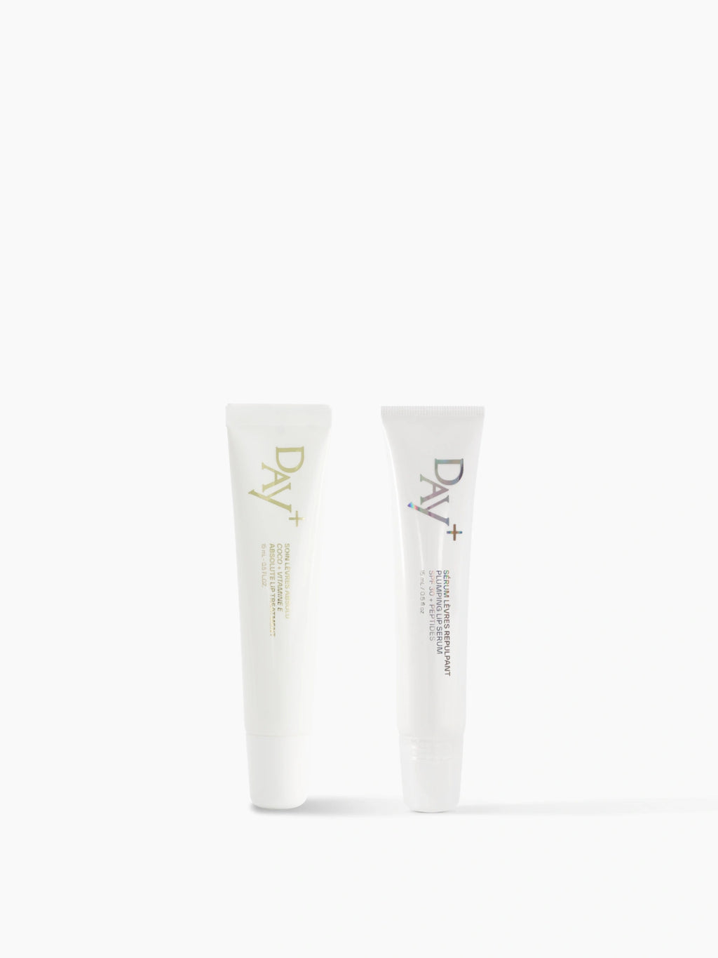 Duo de Soins Lèvres composé du Baume Lèvres Absolu et du Sérum Lèvres Repulpant en teinte 03. Glitter All Over.