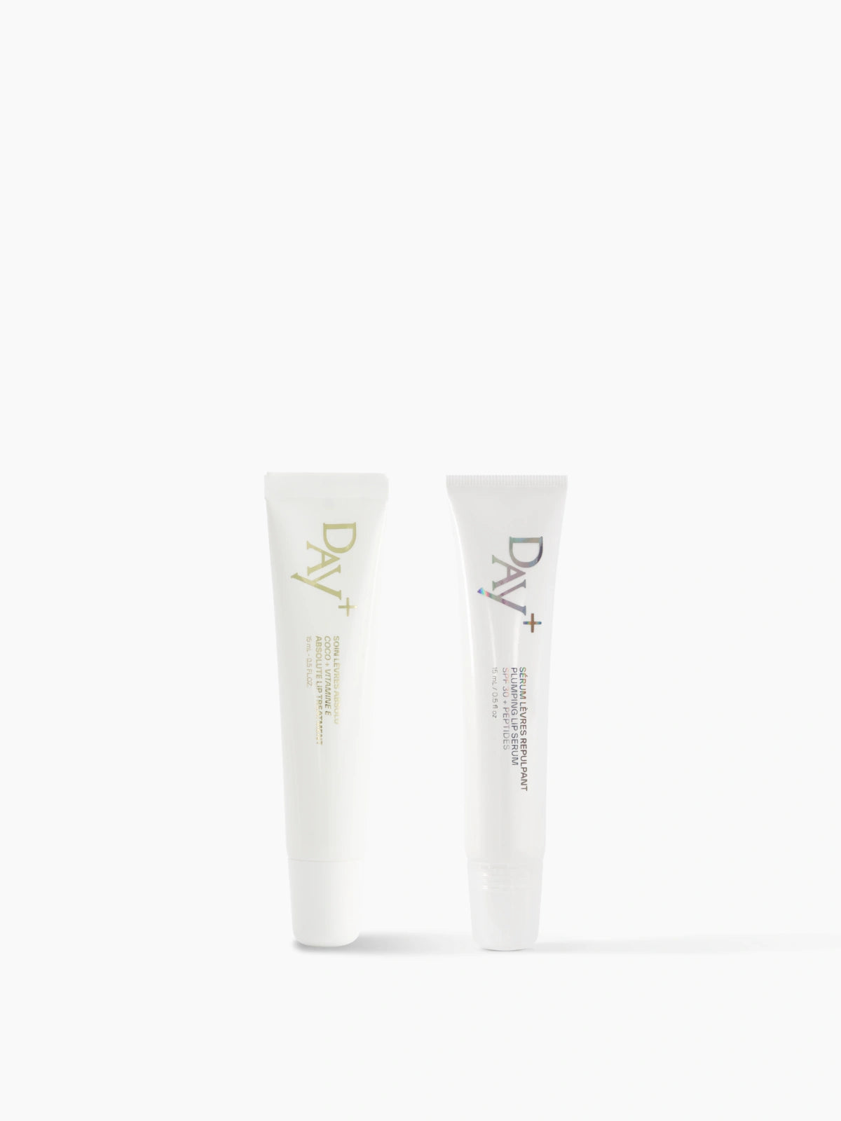 Duo de Soins Lèvres composé du Baume Lèvres Absolu et du Sérum Lèvres Repulpant en teinte 03. Glitter All Over.