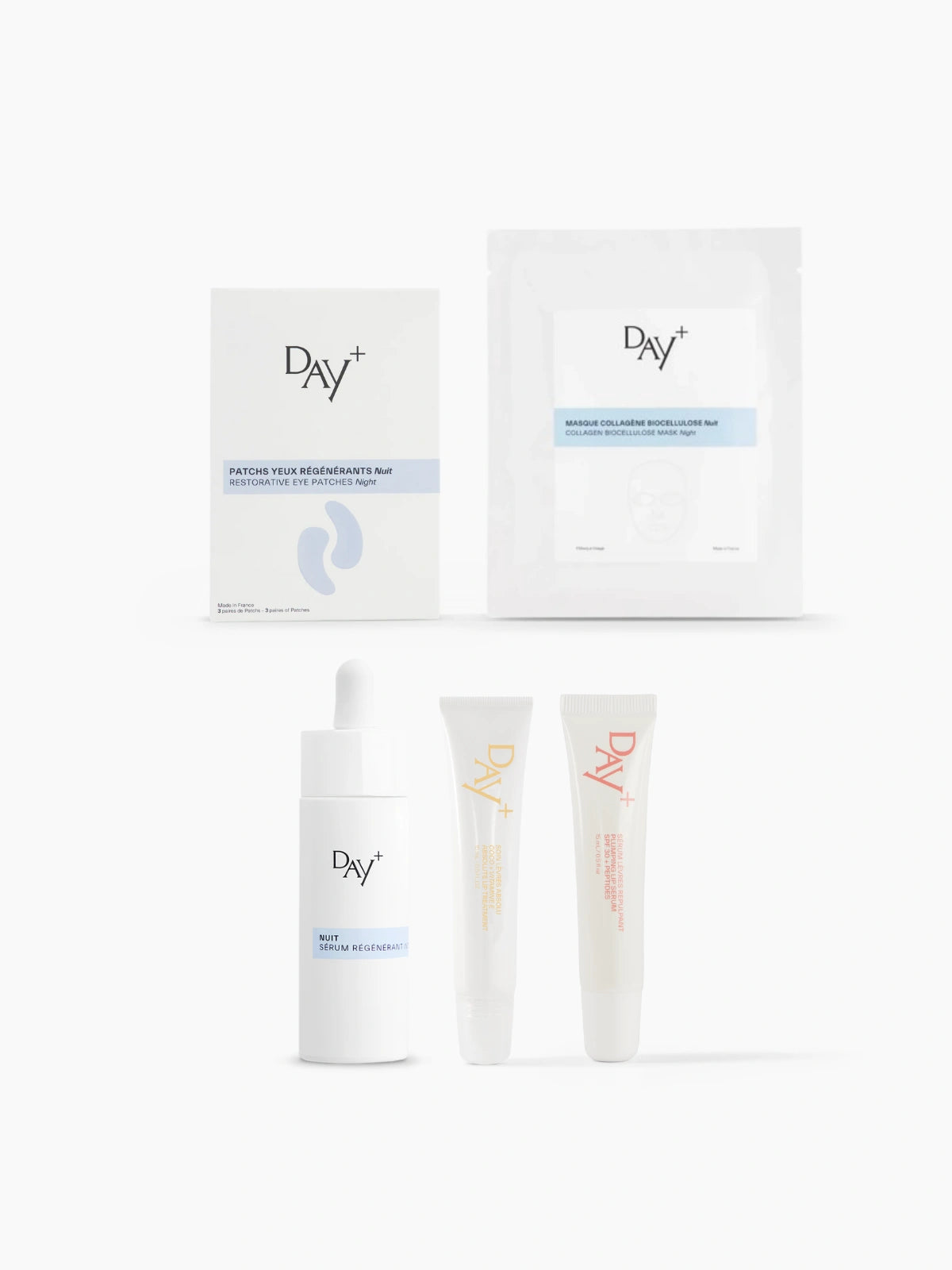 Routine de soins régénérants nuit.