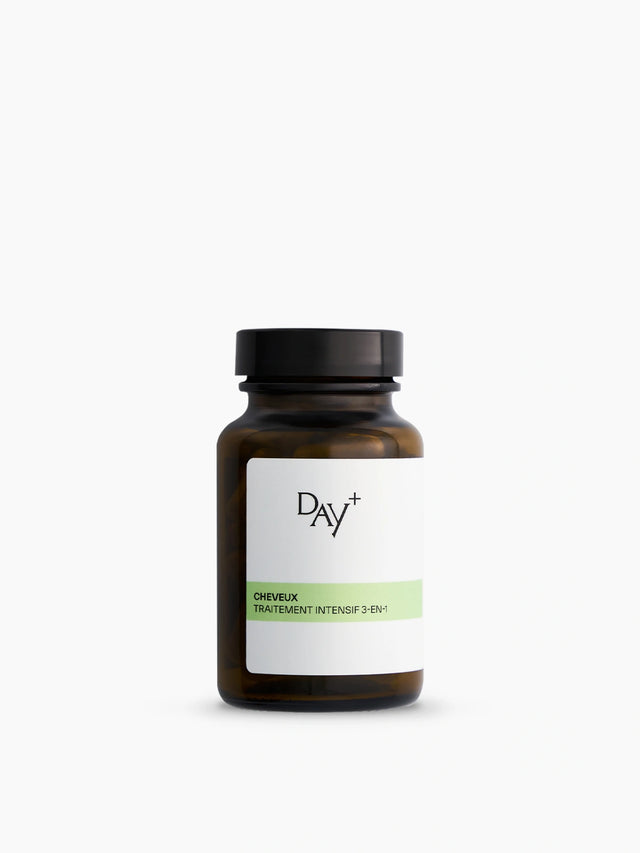 Pilulier du Traitement Cheveux Intensif 3-en-1 :  anti-chûte, pousse et fortification.