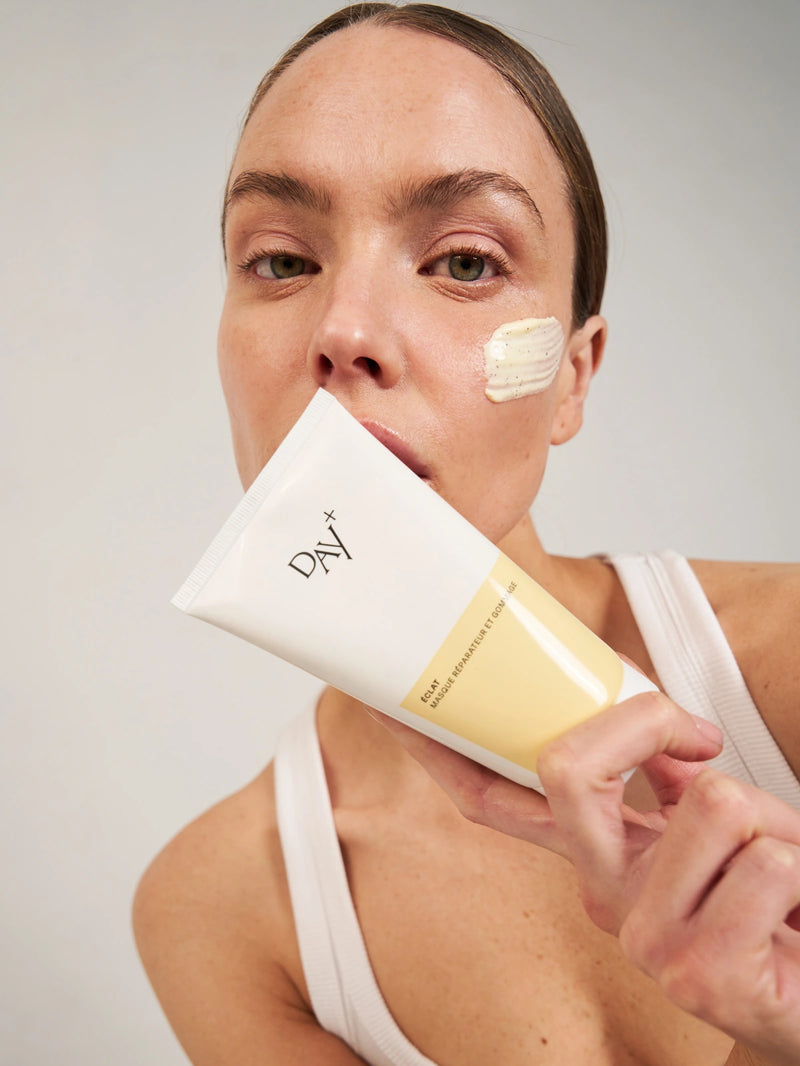 Masque Réparateur & Gommage pour corps & visage.