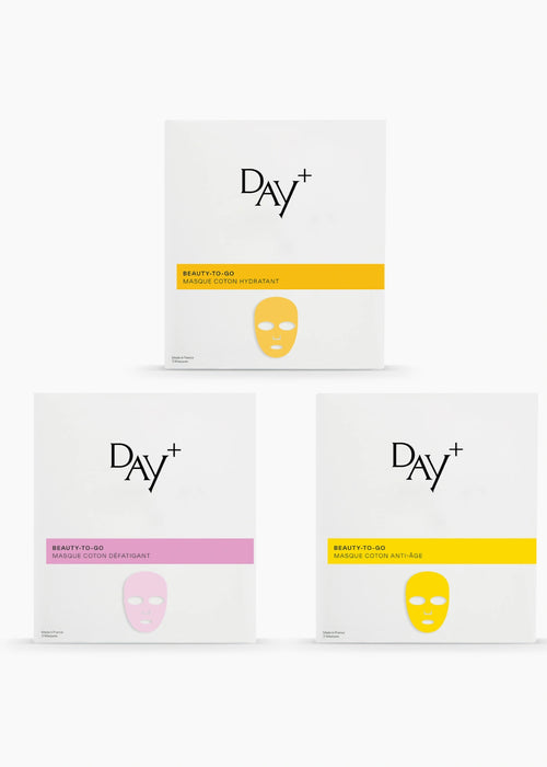 Toute la collection de masques en tissu : hydratant, anti-cernes et anti-âge.