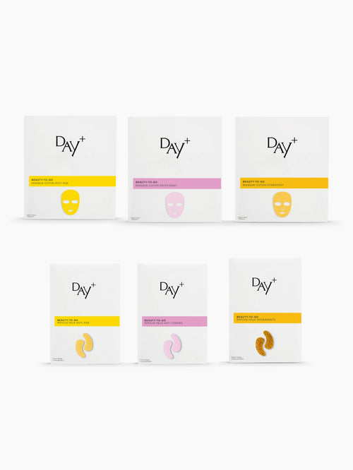 Tous les Rituels visage Patchs & Masque tissu : Anti-âge, Défatigant et Hydratant.