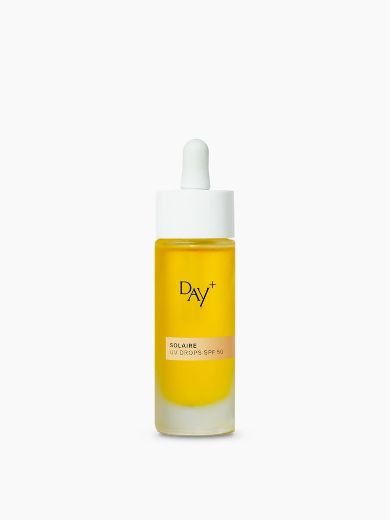 Flacon du Sérum Solaire UV Drops SPF 50.